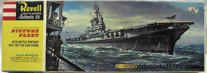 Revell 1/547 USS Midway Aircraft Carrier CV-41 - Picture Fleet Issue, H373-298 plastic model kit